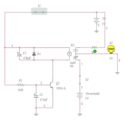 Transistor-Relay Driver - Multisim Live