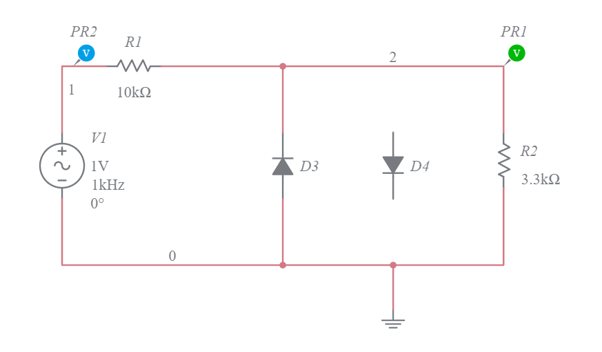 Diode Circuit - Multisim Live