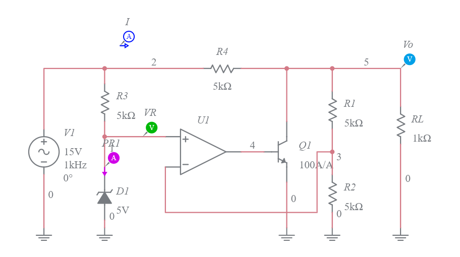 Shunt Voltage Regulator Circuit Diagram