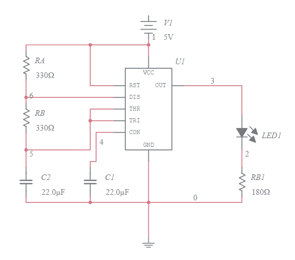 555 Variable Duty Cycle, Constant Frequency Astable Multivibrator ...