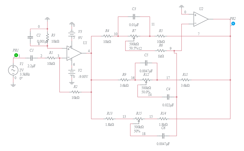 3- Band Equilizer - Multisim Live