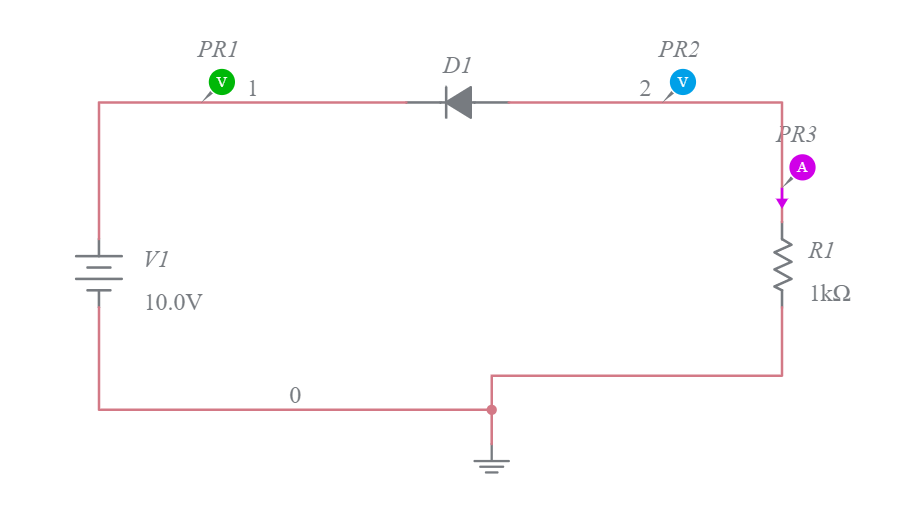 Reverse VI Characterstics PN Junction Diode - Multisim Live