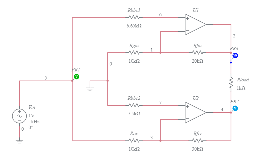 Single Ended To Differential Converter Multisim Live 8500