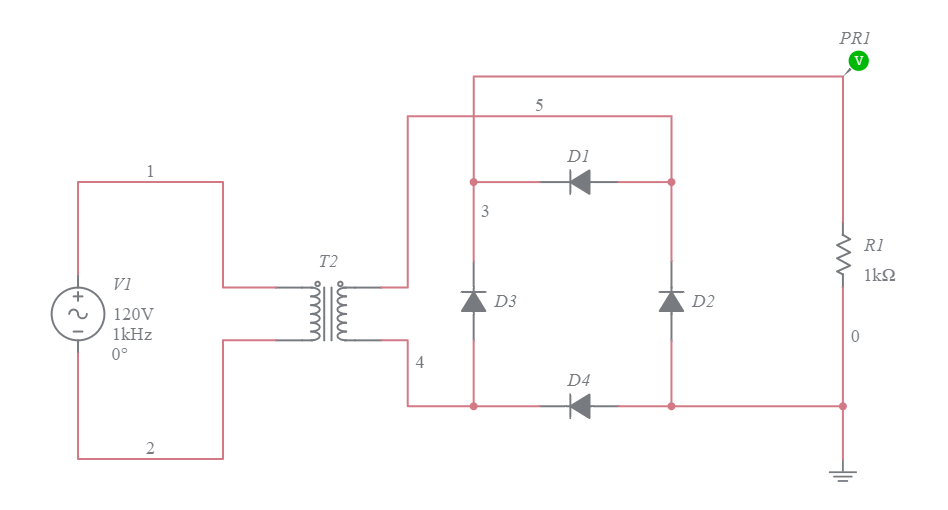 FULL WAVE RECTIFIER - Multisim Live