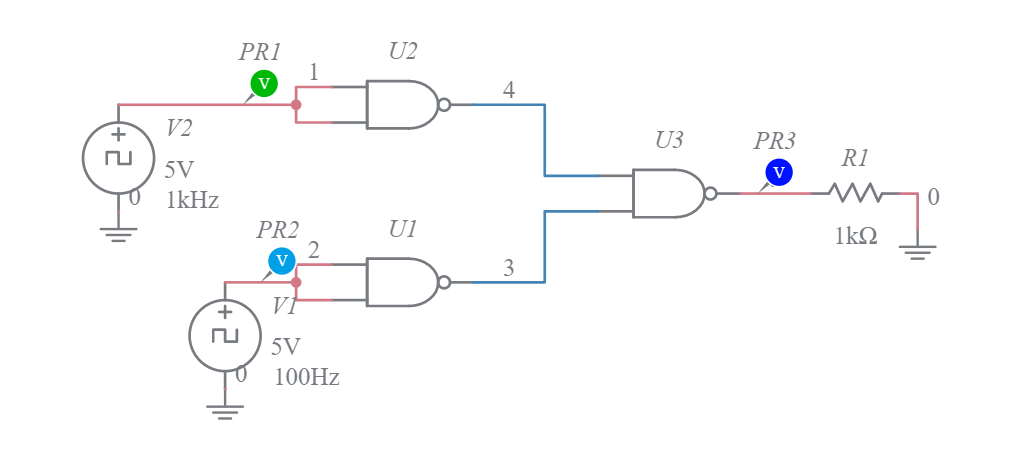 Nand As Or Gate Multisim Live 7368