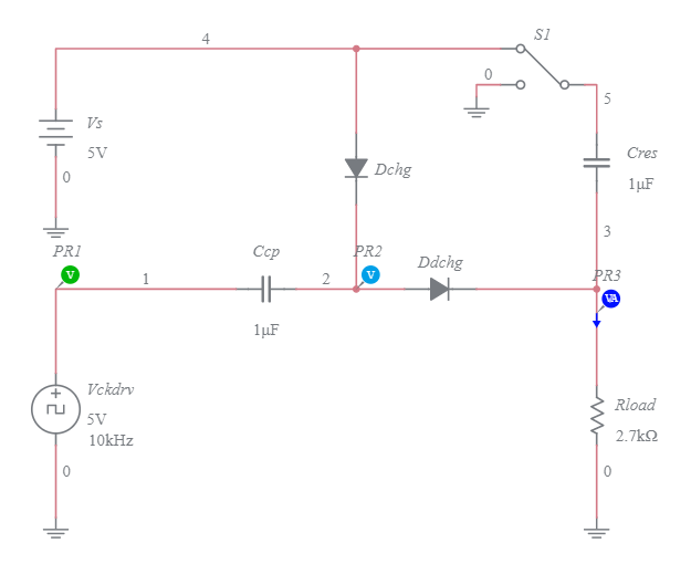 Capacitive Voltage Doubler - Multisim Live