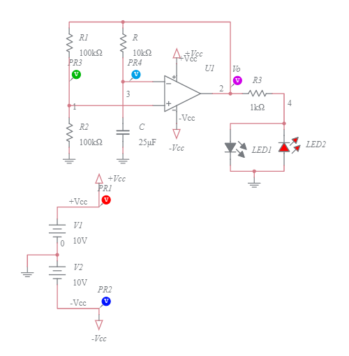 Day 10-1 RC oscillator - Multisim Live