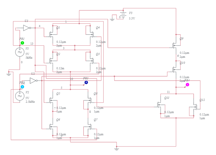 Cmos Half Adder Multisim Live   File