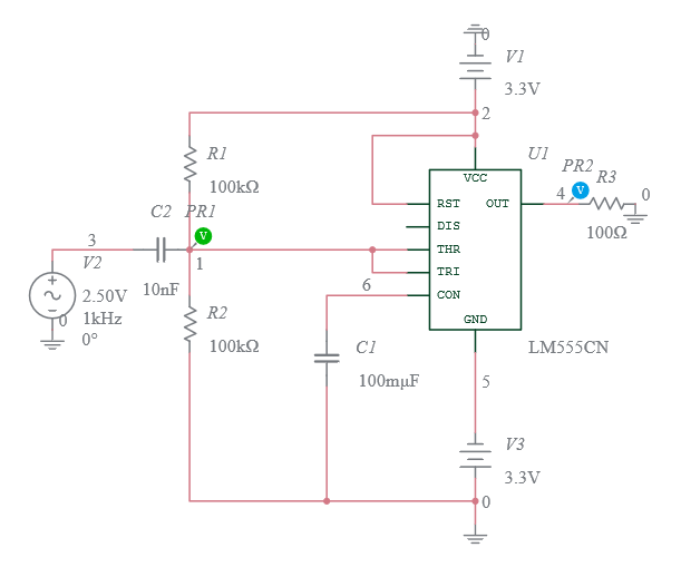 Scmit Trigger Single - Multisim Live