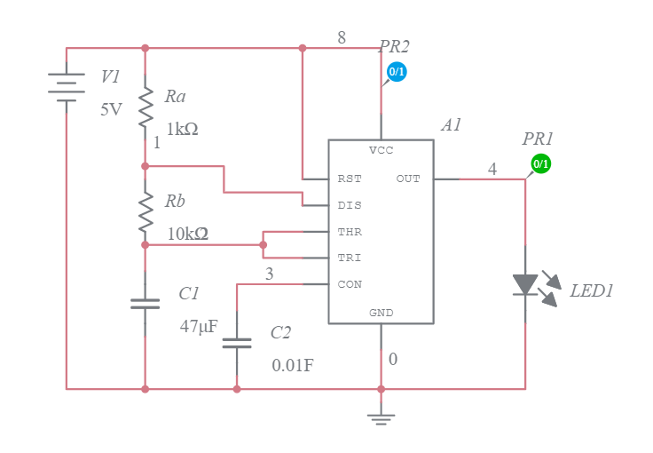 555 Circuit - Multisim Live