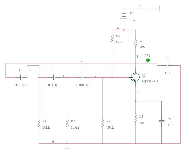 Rc Phase Shift Oscillator Multisim Live