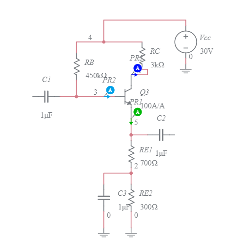 BJT Common Collector Amplifier Circuit.msjs - Multisim Live