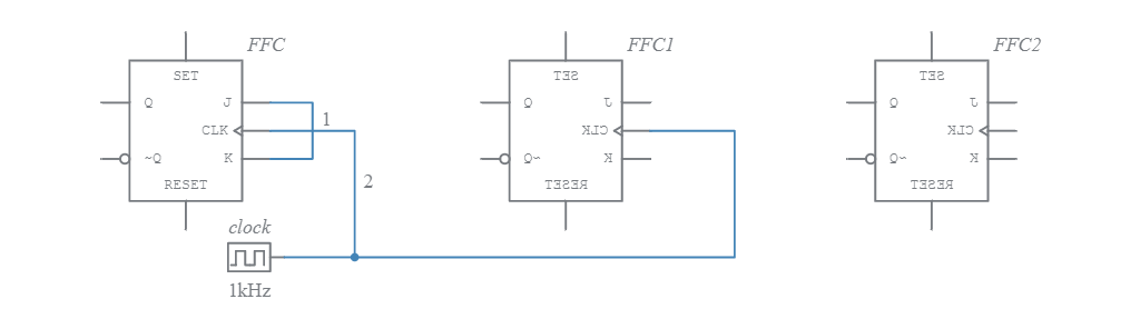 asynchronous counter multisim