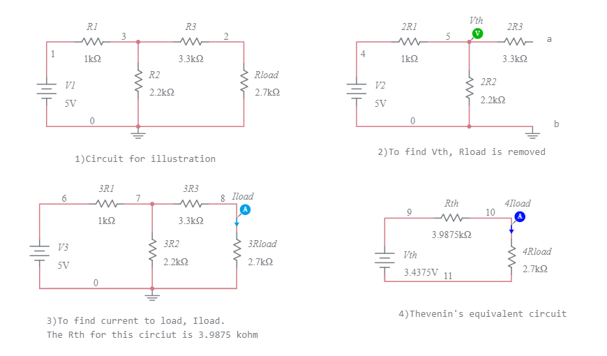 Copy Of Verification Of Thevenin's Theorem - Multisim Live