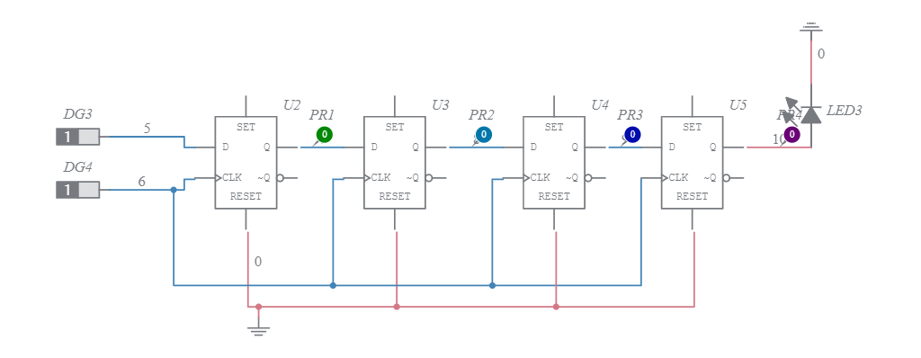 Implementation of SISO, SIPO, PISO and PIPO shift registers using Flip ...