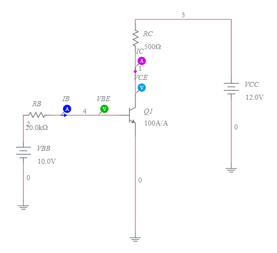 Circuito Amplificador Com Transistor BJT - Multisim Live