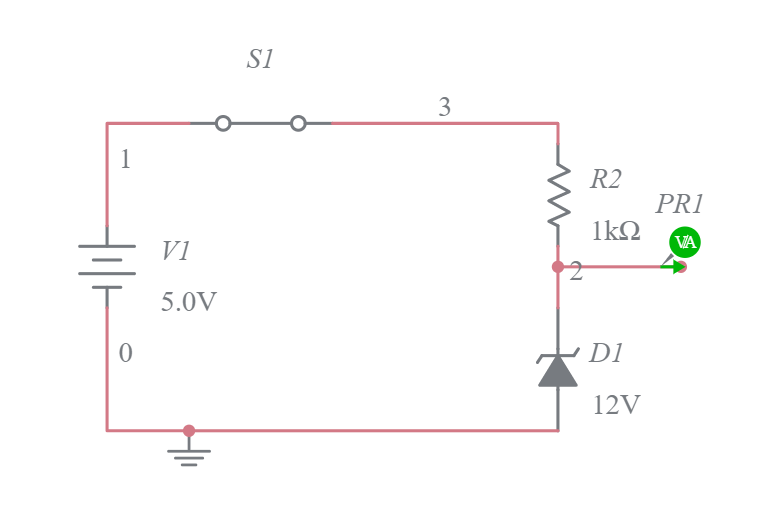 Zener Regulator Multisim Live