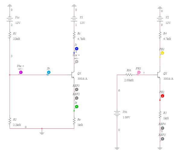 Bjt Voltage Divider Bias In Ce Configuration Multisim Live 