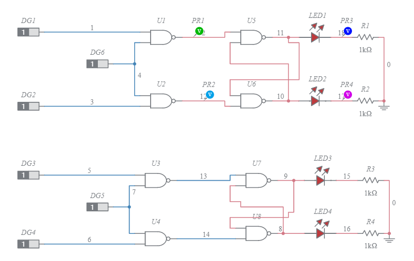 Sr Flip Flop Multisim Live