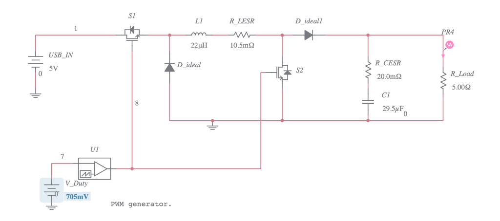 Buck Boost Converter 2 - Multisim Live