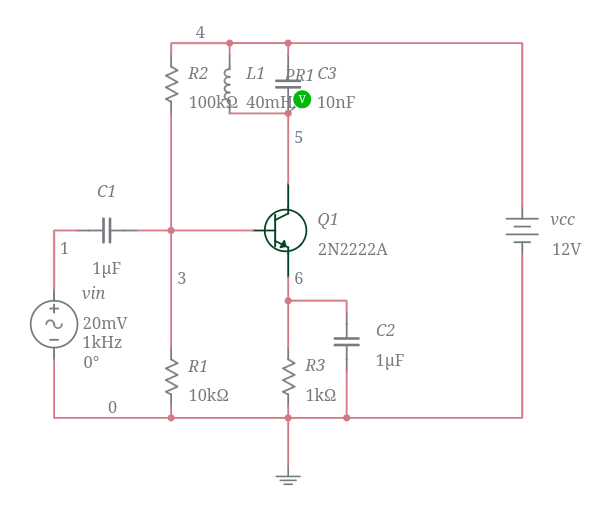 single tuned amplifier - Multisim Live