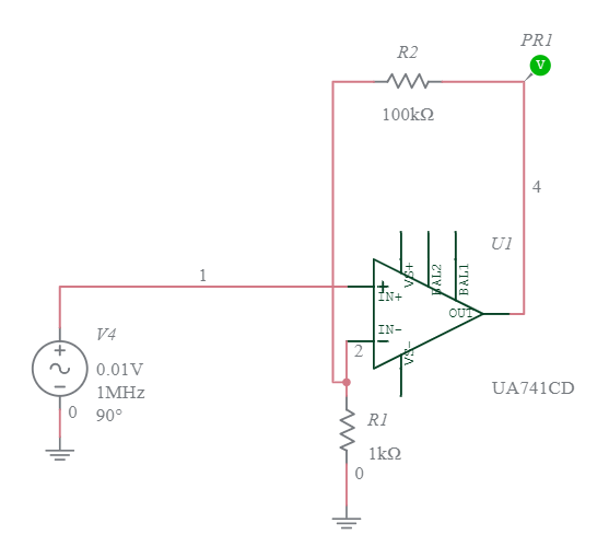 Frequency Response - Multisim Live