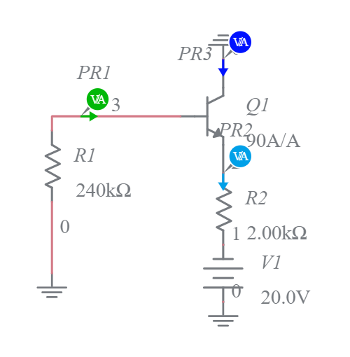 Voltage Divider Bias Multisim Live