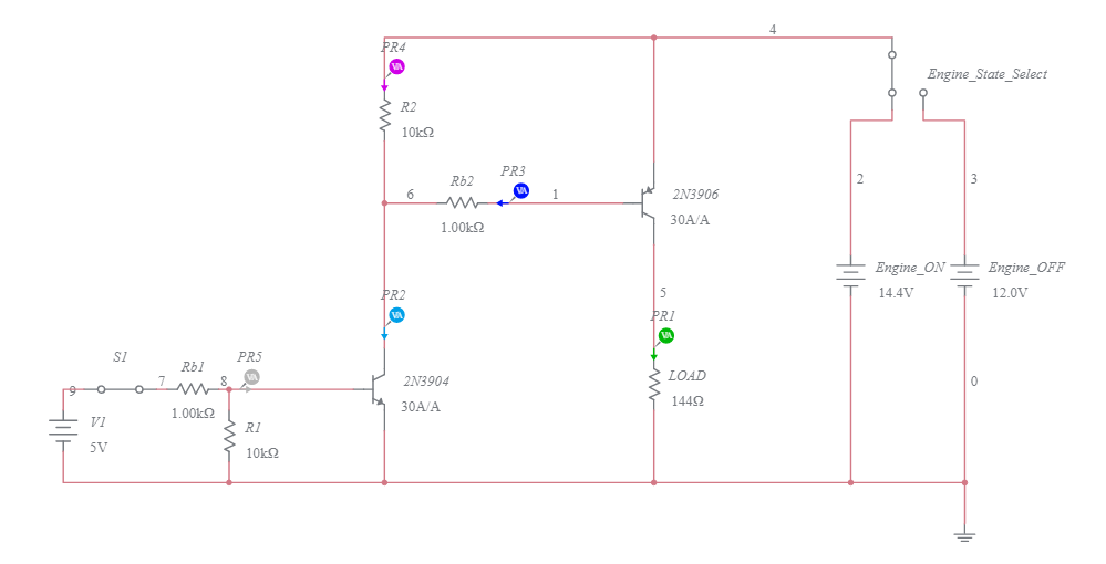 Copy of High-Side Switch BJT - Multisim Live