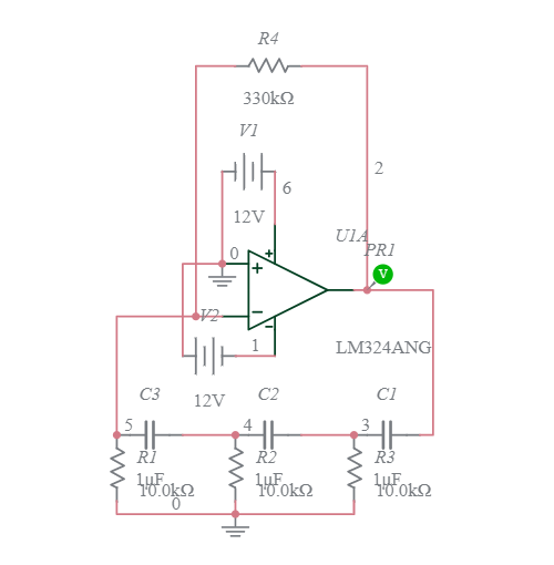 Rc Phase Shift Oscillator Multisim Live