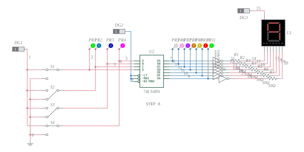 74LS48N (1) - Multisim Live