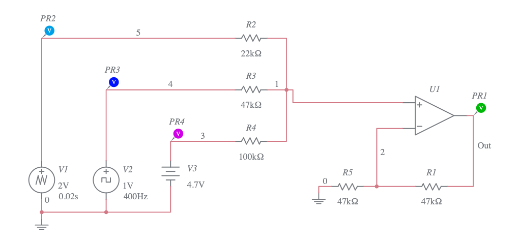 summing-amplifier-non-inverting-multisim-live