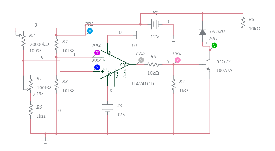 Ua741 Ldr - Multisim Live