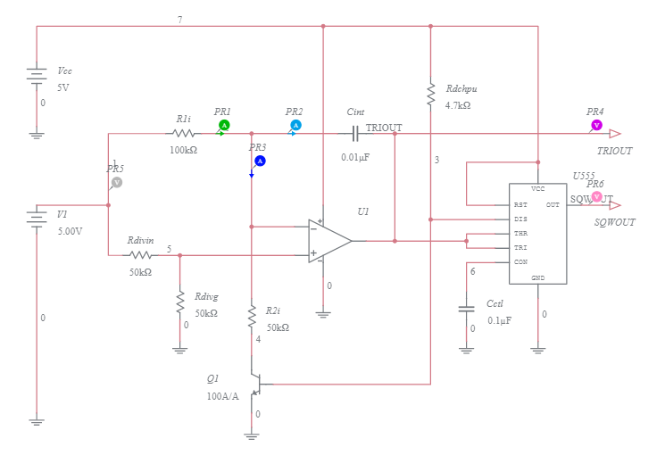 555 Timer - Op-Amp Voltage-Controlled Oscillator - Multisim Live