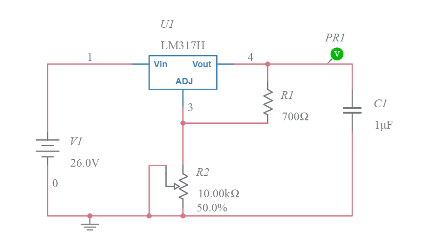 Copy Of Voltage Regulator To V Multisim Live