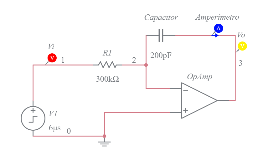 Cicuito OpAmp INTEGRADOR (1) - Multisim Live