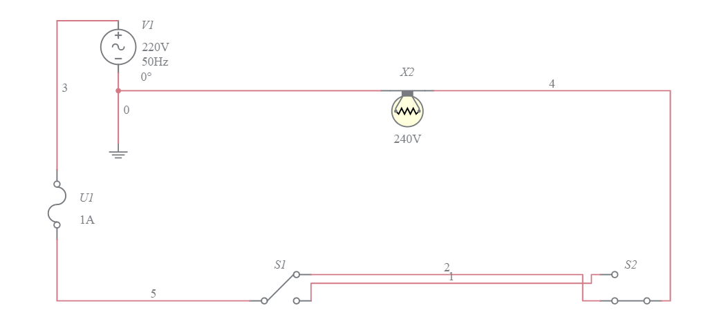 EEE Wiring Assignment - Multisim Live