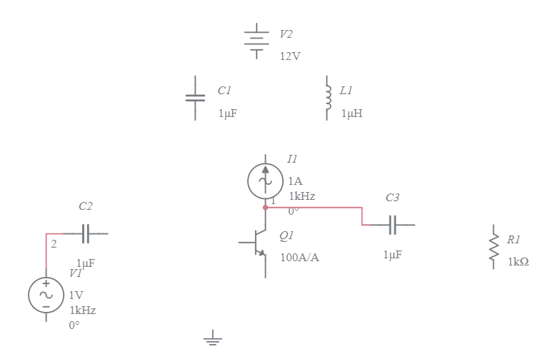 class c tuned amplifier - Multisim Live