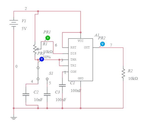 555 Astable w Variable DC & Freq - Multisim Live