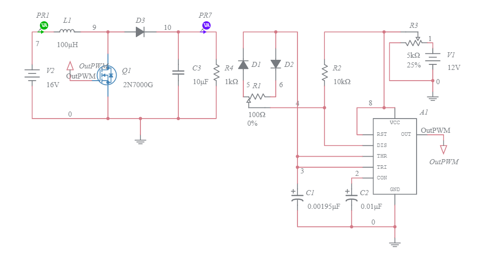 Boost Converter With Pwm (pulse Width Modulation) - Jobsheet 7 