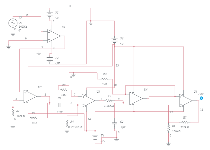 emg circuit - Multisim Live