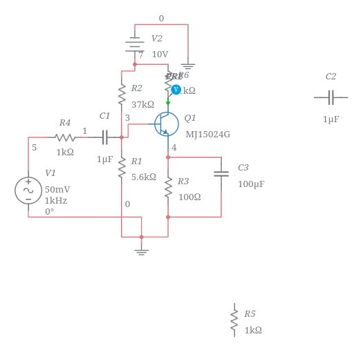 Class A Power Amplifier (1) (1) - Multisim Live