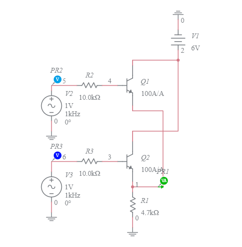 Transistor OR Gate Multisim Live