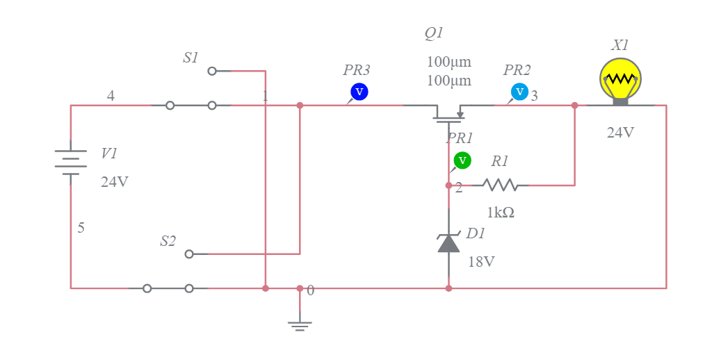 Reverse Protection Using Mosfet Multisim Live