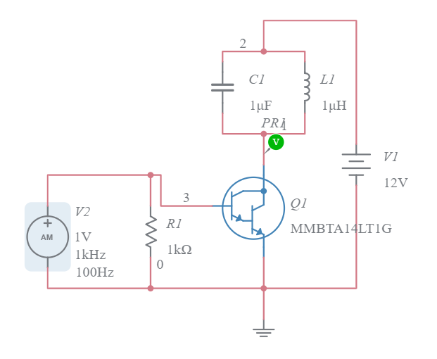 Class C Amplifier - Multisim Live