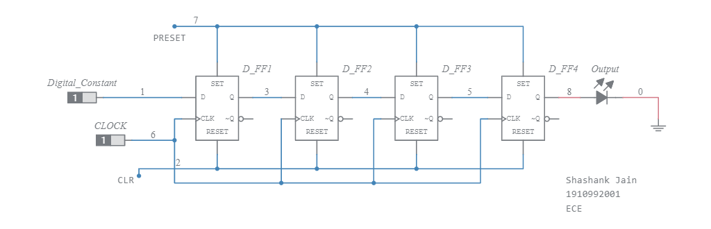 SISO Shift Register_1910992001 - Multisim Live