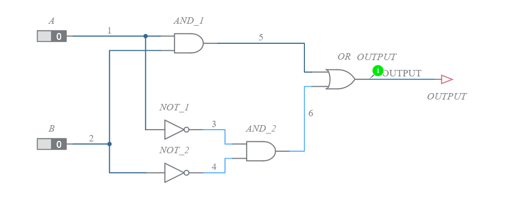 Ex-nor Gate Using Aoi Logic By Yeshoviraj - Multisim Live