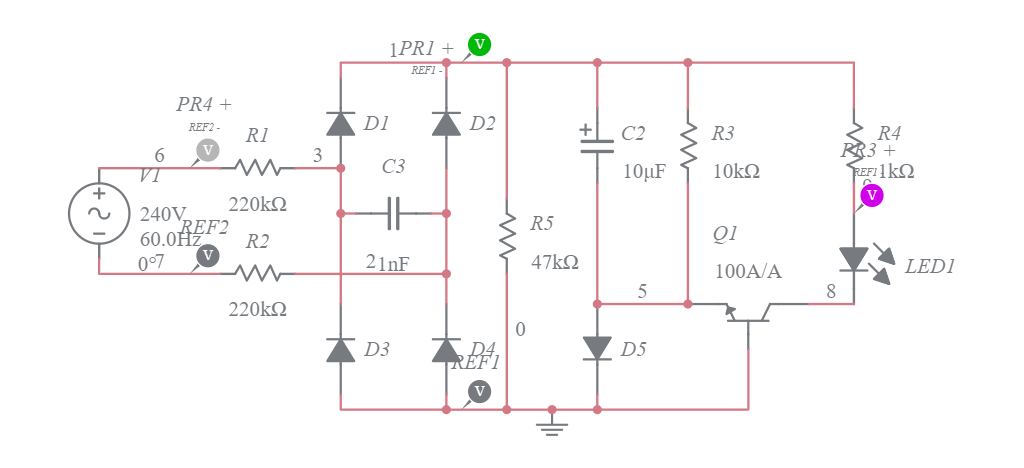 Zero cross detector - Multisim Live