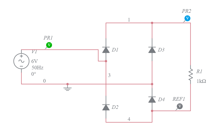 ADE-Exp 1-Full wave rectifier - Multisim Live