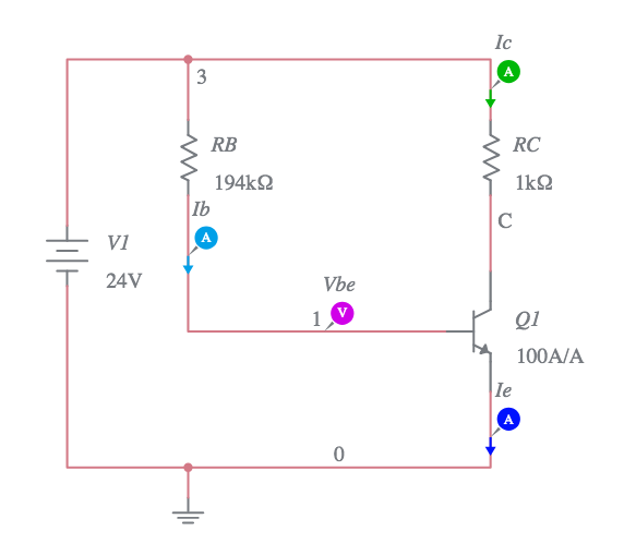 Transistors Q1 - Multisim Live