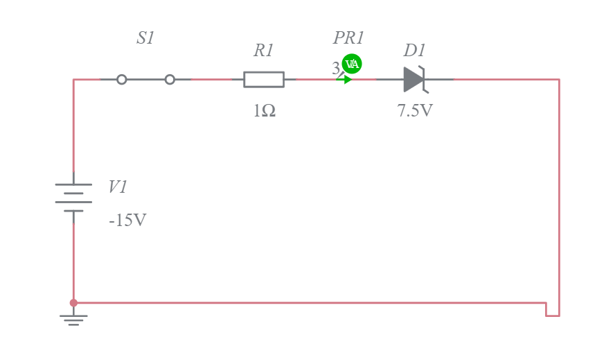 Diode breakdown voltage - Multisim Live